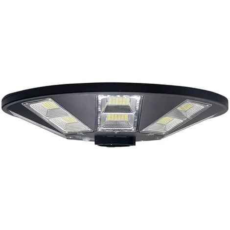 Lampione Stradale 400W Faro LED Solare UFO Sensore Movimento Luce Fredda Esterno
