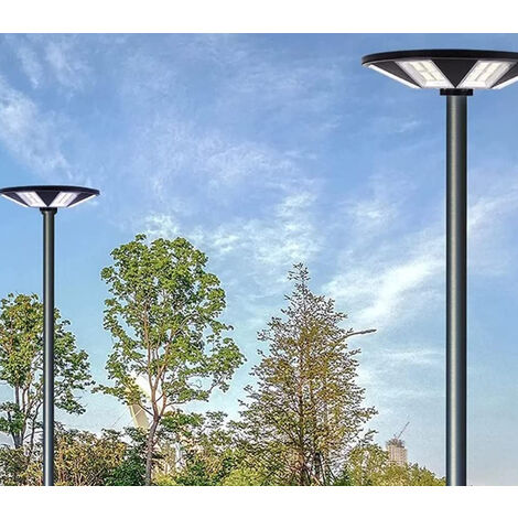 Lampione Solare 400W LED Stradale Faro UFO Sensore Movimento
