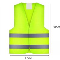 Xmart Gilet Alta Visibilità 5 Pezzi - Giubbotto Catarifrangente Giallo Per Lavori Stradali E Cantieri - Foto 8