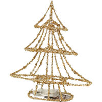 Albero di Natale Luminoso 56cm Decorazione Natalizia Addobbo LED Luce Calda