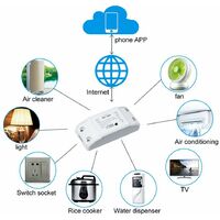 Interruttore wifi modulo 2.4G smart switch 2400W controllo remoto smartphone