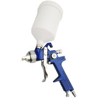 Pistola Spray Vernice Aria 600 ml Pittura Aerografo Spruzzo Ugello 1.7mm HVLP