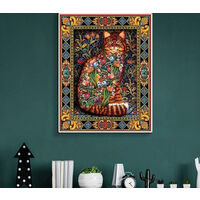 Kit Pittura A Mosaico Con Diamanti 5D 71x40 Cm – Fai Da Te Rilassante Con Tela HD E Strass Rotondi - 3