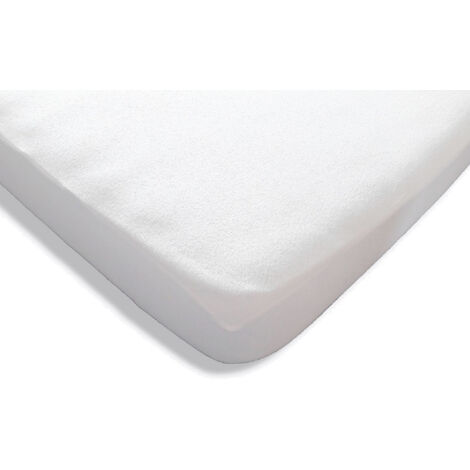 Protège-matelas anti-acariens absorbant coton 90x200cm (1/5)