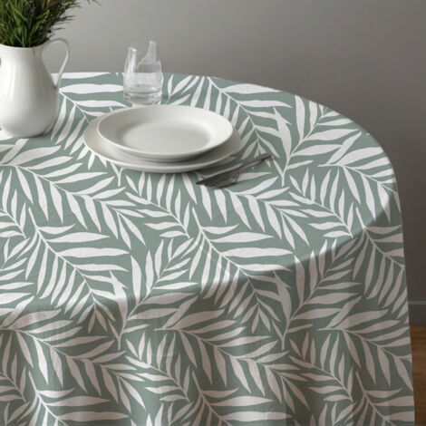 Nappe de table Motif Panier de champignons Protection anti taches 100% Coton