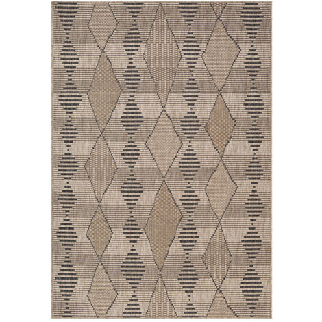 Tapis déco intérieur et extérieur ethnique 120x170cm