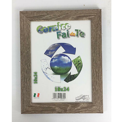 Cornice Per Foto HAMA 'Kiel' In Legno Con Vetro - Diverse Misure (es. 10x15, 13x18, 24x30) - Stile Classico Con Dettagli Oro
