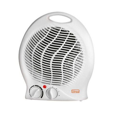 Stufa elettrica termoventilatore scaldabagno 2000W Vinco