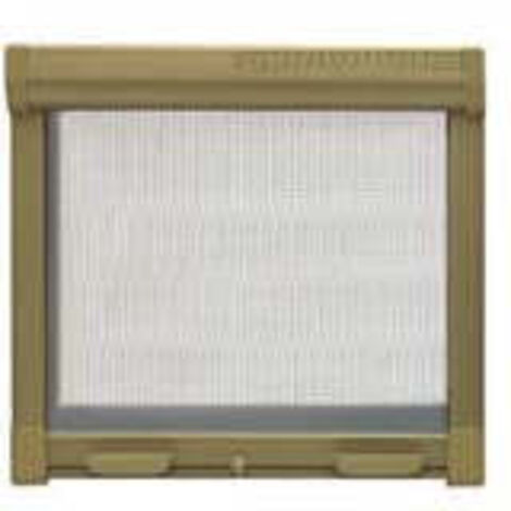 Zanzariera A Rullo Verticale Con Frizione Colore Bronzo - cm.60x150h.