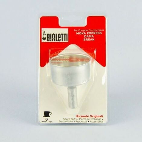 Bialetti Filtro ad imbuto per caffettiera 2 tazze