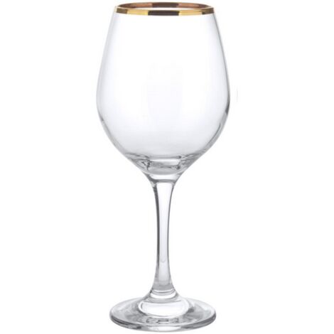 6 Calici Bordo Oro cl46