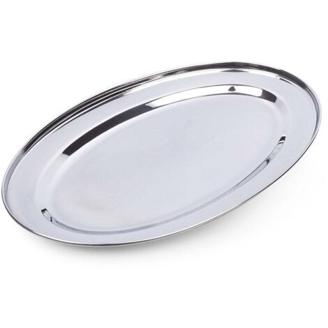 Ciotola Excellent Houseware ovale 40x26 cm in acciaio inox