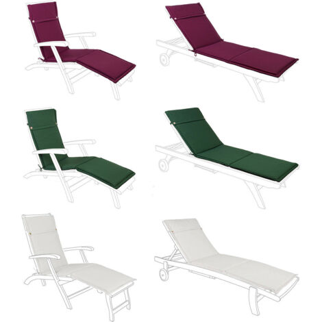 CUSCINO VERDE SCURO PER LETTINO CM.63X190