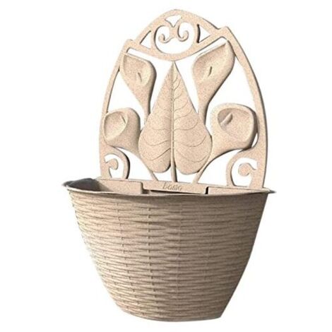 Fioriere da parete per piante da interno Decorazione da parete in legno Camera da letto Soggiorno Vasi da parete in legno per fiori secchi e piante finte verdi  15