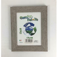 Cornice porta foto in legno vetro in crilex 29,7x42 cm grigio scuro