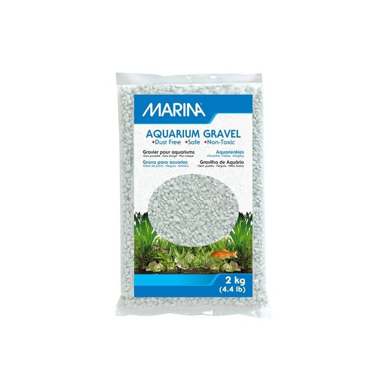 Marina grava blanca 2 kgs