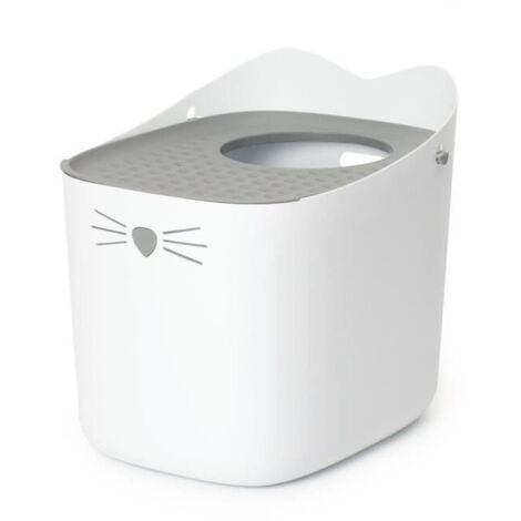 Arenero para gatos con entrada superior Catit PIXI (1/5)