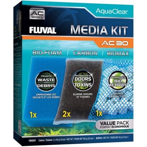Kit de materiales filtrantes para filtro AquaClear Fluval AC