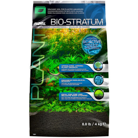 Fluval Bio Stratum sustrato natural para acuario plantado 4 kg