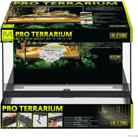 Pro Terrarium de Cristal Exo Terra Mediano 60x45cm