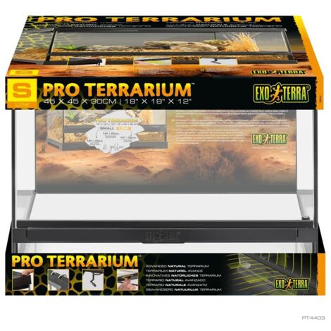Pro Terrarium de Cristal Exo Terra Pequeño 45x45cm