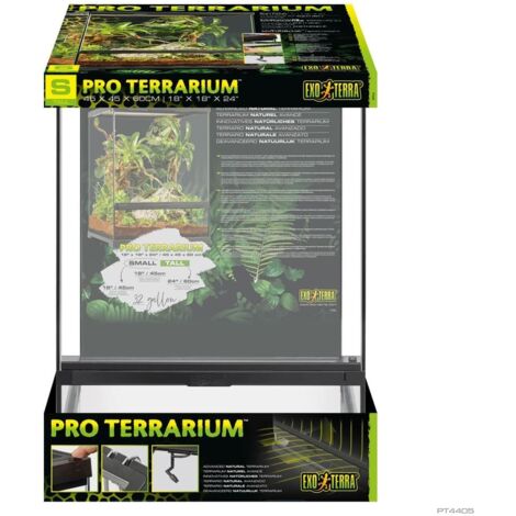Pro Terrarium de Cristal Exo Terra Pequeño 45x45cm
