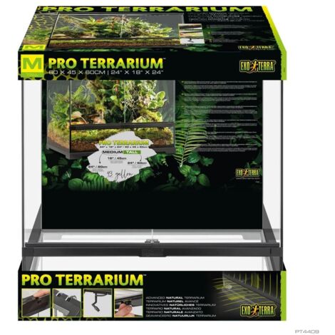 Pro Terrarium de Cristal Exo Terra Mediano 60x45cm
