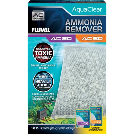 Eliminador de amoniaco para filtro AquaClear Fluval AC - Pack de 1