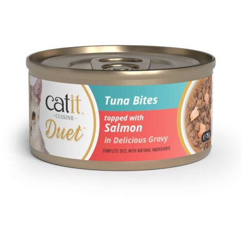Dúo de carne con toppings para gatos Catit Cuisine Duet