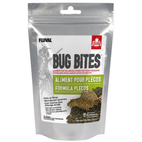 Comida a base de insectos para peces de fondo Fluval Bug Bites