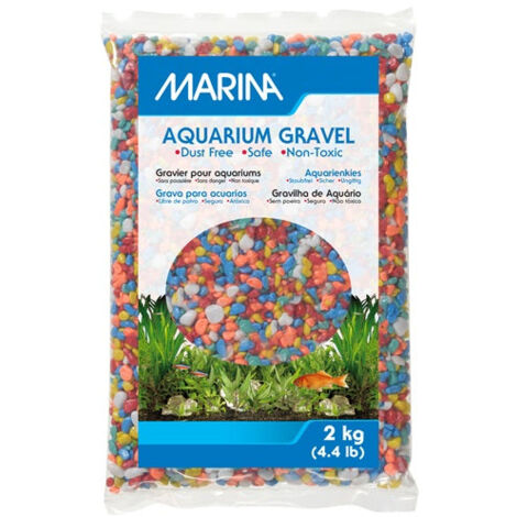 Grava de color para acuarios Marina - 2kg