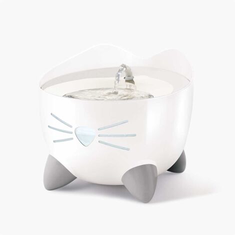 Fuente para gatos con tapade acero inoxidable Catit PIXI