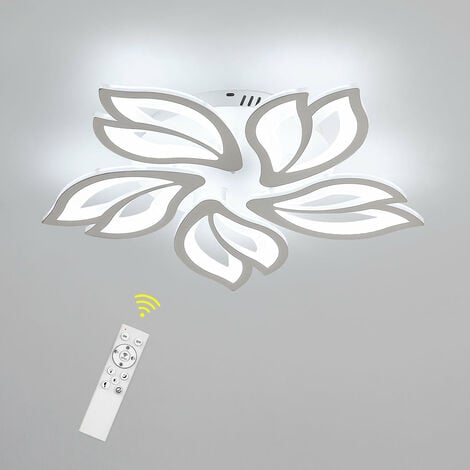Plafonnier LED, 30W 3500LM Formes de Fleurs Créatives Lampe de