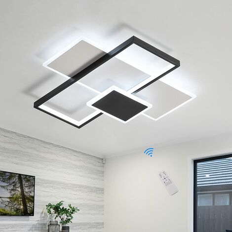 Plafonnier LED Moderne, Éclairage de Plafond Dimmable 2700K-6500K