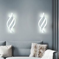 Goeco Applique Murale LED, 16W Intérieur Lampe Murale Moderne, Créativité Métal Lampe de Mur pour Chambre Maison Couloir Salon