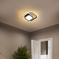 Plafonnier LED Moderne, 26W Lampe de Plafond, Luminaire Plafonnier 2080lm pour Salon, Chambre, Cuisine, Couloir 3000K