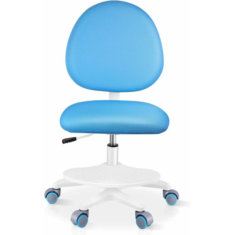 FD FUN DESK Agosto Chaise de Bureau Ergonomique pour Enfant Bleu 680x460x785 mm