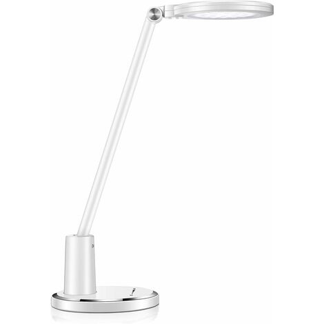 3 Températures de Couleur 10 Luminosité Réglable Lampe de Bureau LED à Clipser Lampe de Bureau 10 W Protection des Yeux Travail et Étude Convient Bureau Convient Adultes et Enfants
