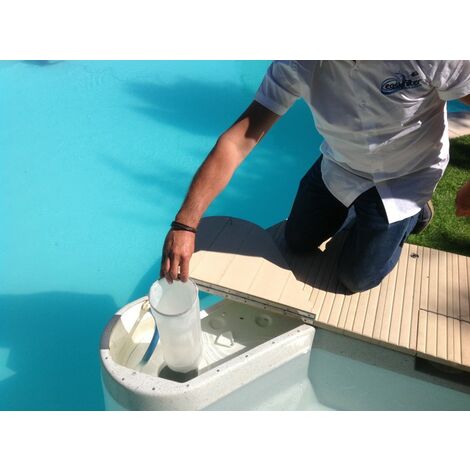 Panier skimmer préfiltre Ø140 H280 mm – Filet lavable – Capture gros débris avant cartouche principale – Compatible Waterair Escatop Escawat – Easyfilter
