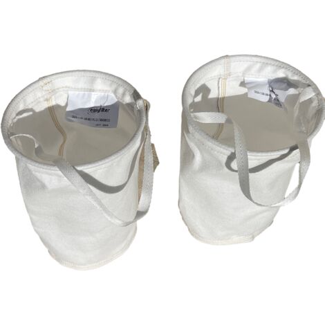 Lot de 2 poches 10 microns pour filtration piscine – Compatible Filtrinov FB12/FB14/GS 8 – Filtration fine et nettoyage rapide – Easyfilter