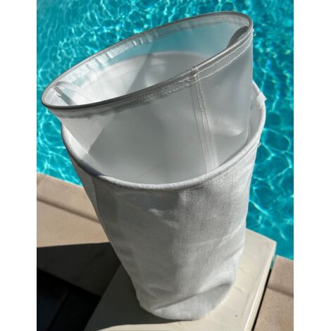 Poche WAT 2 avec panier skimmer préfiltre compatible Waterair – Bague inox intégrée – Nettoyage facile au jet d'eau – Écologique et réutilisable – Easyfilter