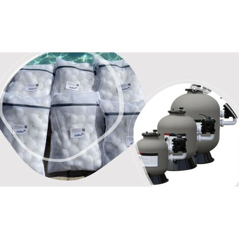 Filter Balls 1400 G, Balles Filtrantes VINGO Pour Filtre à Sable De Piscine Noir Noir Vingo 62375 B