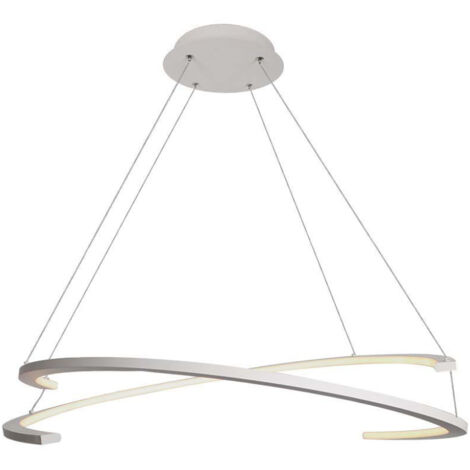 V-TAC LED Pendelleuchte mit 2 Halbmonden 48W 80120cm dimmbar Warmweiß (1/5)
