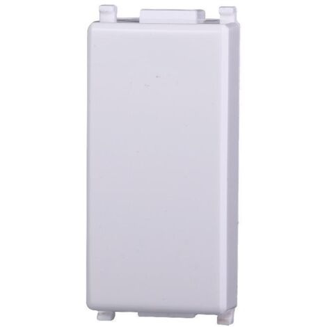 Einsatz blindmodul 2St Packung kompatible Vimar Plana Weiß Farbe Ettroit EV0100