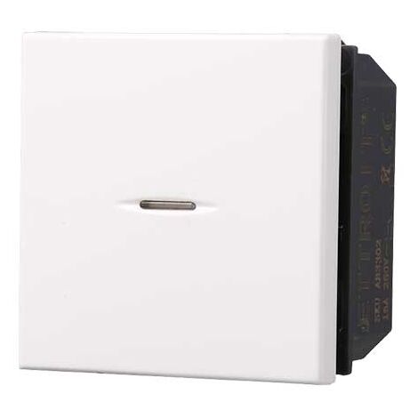 Wech-Axialschalter 2P 16A Bticino Axolute kompatibler Weiß farbe Ettroit AB3302 (1/3)