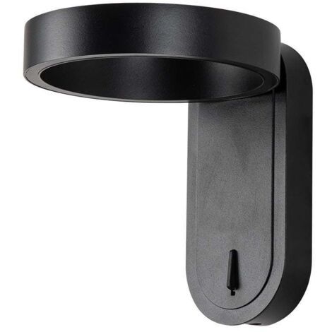 V-TAC 5W LED-Wandleuchte, Doppelstrahl, 110 lm/W, Farbe Schwarz, mit drehbarem Kopf, Warmweiß + Naturweiß, IP65 (1/5)