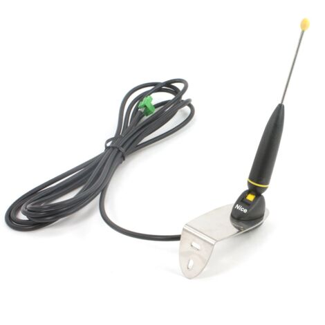 Universelle 433,92-MHz-Wandantenne NICE ABF mit Halterung für die Torautomatisierung