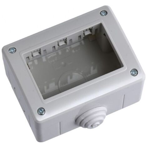 Ettroit EV2503 Außengehäuse Hydrobox 3 Module Box 503 IP40 kompatibel VIMAR PLANA