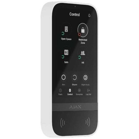 AJAX-Tastatur TouchScreen 5&quot ASP-Funktastatur mit Tag-Leser 868 MHz, juwelierweiße Farbe - 58455