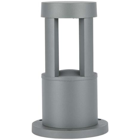 V-TAC LED Gartenleuchte Bodeneinbauleuchte COB LED 10W Grau h:25cm Kaltweiß IP65